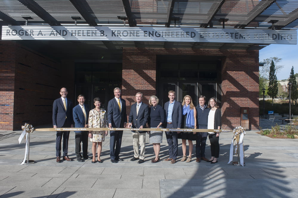 Grand opening of Engineered Biosystems Building (EBB)